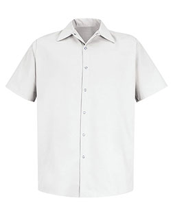 Red Kap SP26L  Specialized Short Sleeve Pocketless Work Shirt - Long Sizes at GotApparel