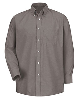 Red Kap SR70 Men Executive Oxford Long Sleeve Dress Shirt at GotApparel