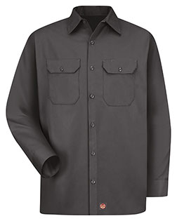Red Kap ST52L Utility Long Sleeve Work Shirt Long Sizes at GotApparel