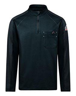 Red Kap STZ2 Men's Flex Knit Quarter-Zip Pullover at GotApparel