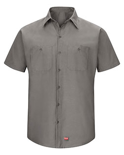 Red Kap SX20L Men Mimix™ Short Sleeve Workshirt - Long Sizes at GotApparel