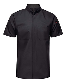 Red Kap SX46T Men's Tall Mimix™ Pro+ Short Sleeve Work Shirt With OilBlok at GotApparel