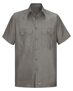 Red Kap SY60L Men Ripstop Short Sleeve Work Shirt Long Sizes at GotApparel