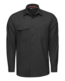 Red Kap TSM4T Men's Tall Cooling Long Sleeve Work Shirt at GotApparel