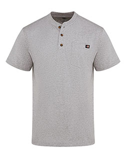 Red Kap WS51T Men's Tall Heavyweight Traditional Short Sleeve Henley at GotApparel