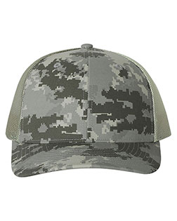 Richardson 112P Unisex Patterned Snapback Trucker Cap at GotApparel