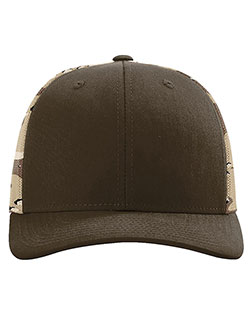 Richardson 112PM Unisex Printed Mesh-Back Trucker Cap at GotApparel