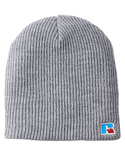 Russell Athletic UB89UHB Core R Patch Beanie at GotApparel