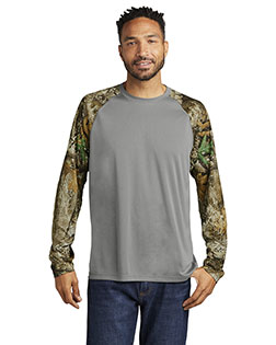 Russell Outdoors Realtree Colorblock Performance Long Sleeve Tee RU151LS at GotApparel