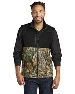 Russell Outdoors Realtree Atlas Colorblock Soft Shell Vest RU604 at GotApparel