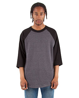 Shaka Wear Drop Ship SHRAG Men 6 Oz., 3/4-Sleeve Raglan T-Shirt at GotApparel