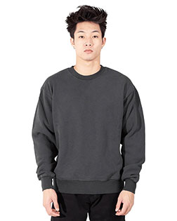 Shaka Wear SHGFC  Men's Los Angeles Garment Dyed Crewneck at GotApparel