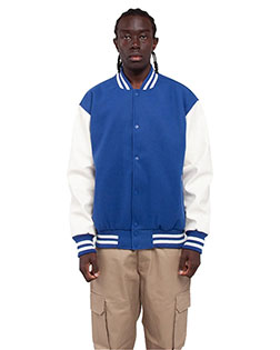 Shaka Wear SHLLJ  Men's Letterman Jacket at GotApparel