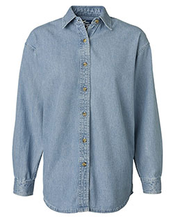 Sierra Pacific 5211 Women's Long Sleeve Denim Shirt at GotApparel