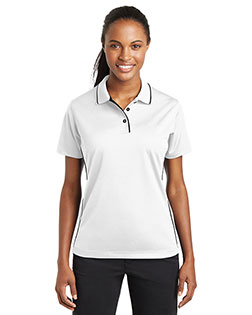 Sport-Tek L467 Women Dri Mesh Polo With Tipped Collar And Piping at GotApparel