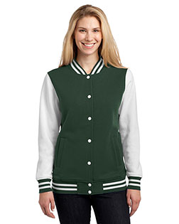 Sport-Tek® LST270 Women Fleece Letterman Jacket at GotApparel