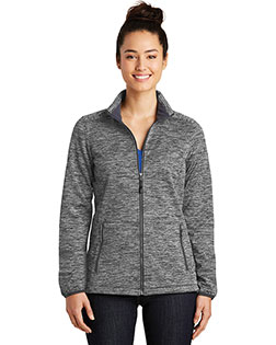 Sport-Tek® LST30 Women PosiCharge® Electric Heather Soft Shell   at GotApparel
