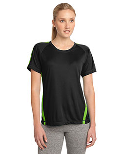 Sport-Tek® LST351 Women Colorblock PosiCharge® Competitor  Tee at GotApparel