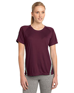 Sport-Tek® LST351 Women Colorblock PosiCharge® Competitor  Tee at GotApparel