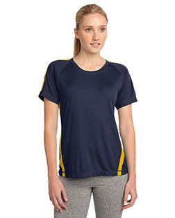 Sport-Tek® LST351 Women Colorblock PosiCharge® Competitor  Tee at GotApparel