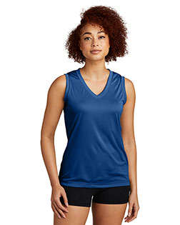 Sport-Tek® LST352 Women Sleeveless PosiCharge® Competitor V-Neck Tee at GotApparel