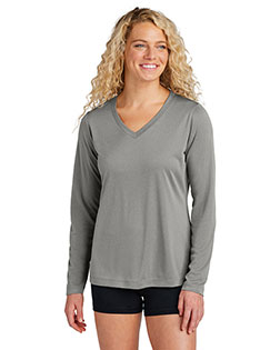 Sport-Tek® LST353LS Women Long-Sleeve V-Neck PosiCharge®  Competitor  Tee at GotApparel