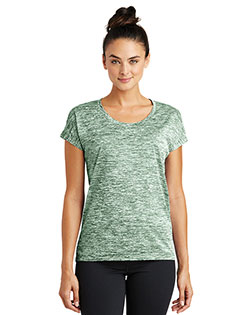 Sport-Tek® LST390 Women   PosiCharge®  Electric Heather Sporty Tee at GotApparel
