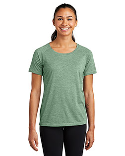 Sport-Tek® LST400 Women PosiCharge® Tri-Blend Wicking Scoop Neck at GotApparel