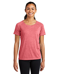 Sport-Tek® LST400 Women PosiCharge® Tri-Blend Wicking Scoop Neck at GotApparel