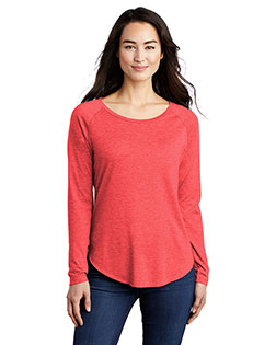 Sport-Tek LST400LS Women PosiCharge ® Long Sleeve Tri-Blend Wicking Scoop Neck Raglan Tee at GotApparel