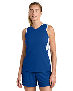 Sport-Tek LST441 ® Women's Club Sleeveless V-Neck at GotApparel