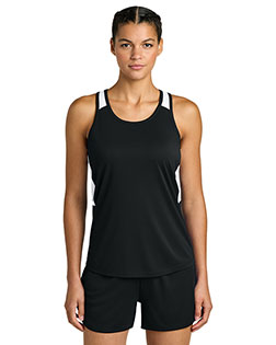Sport-Tek LST446 ® Women's Club Track Tank at GotApparel