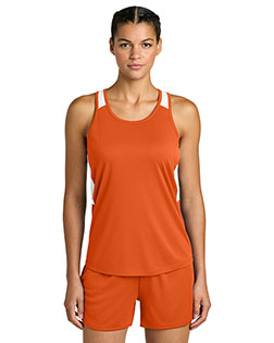 Sport-Tek LST446 ® Women's Club Track Tank at GotApparel