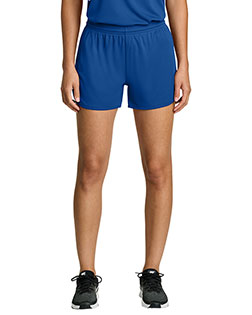 Sport-Tek LST447 ® Women's Club 3' Track Short at GotApparel