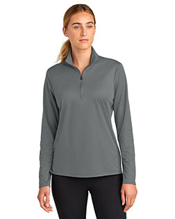 Sport-Tek LST672 ® Women's Micropique Sport-Wick ® 1/4-Zip at GotApparel