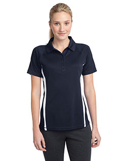Sport-Tek® LST685 Women PosiCharge® Micromesh Colorblock Polo at GotApparel