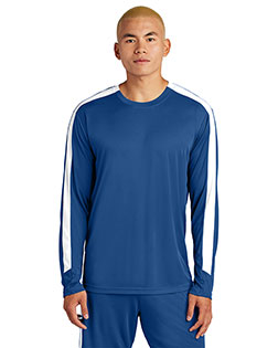 Sport-Tek ST100LS Competitor United Long Sleeve Crew at GotApparel