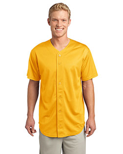 Sport-Tek® ST220 Men PosiCharge® Tough Mesh Full-Button Jersey at GotApparel