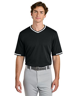 Sport-Tek ST221 ® Tough Mesh V-Neck Baseball Jersey at GotApparel