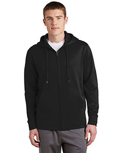 Sport-Tek® ST238 Adult Fleece Full-Zip Hooded Jacket at GotApparel