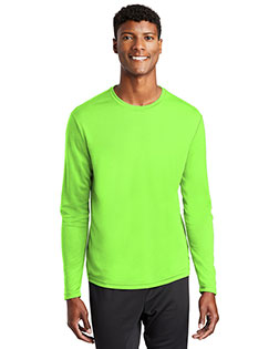 Sport-Tek® ST340LS Men PosiCharge® Racermesh Long-Sleeve Tee at GotApparel