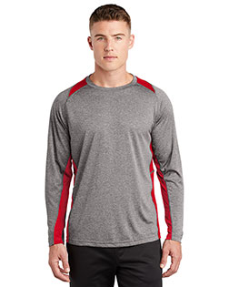Vintage Heather/ True Red product color