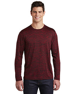 Sport-Tek ST390LS Men 4.1 oz Electric Heather Tee at GotApparel