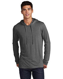 Sport-Tek ST406 Men ® ® Posicharge® ® Tri-Blend Wicking Long Sleeve Hoodie at GotApparel
