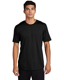 Sport-Tek ST410 Men ® ® Posicharge® ® Tri-Blend Wicking Draft Tee. at GotApparel