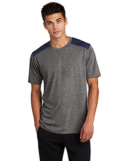 Sport-Tek ST410 Men ® ® Posicharge® ® Tri-Blend Wicking Draft Tee. at GotApparel