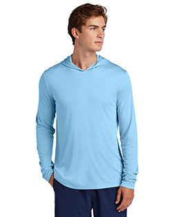 Sport-Tek ST420LSH Posi-UV Pro Long Sleeve Hoodie at GotApparel