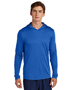 Sport-Tek ST420LSH Posi-UV Pro Long Sleeve Hoodie at GotApparel