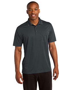 Sport-Tek® ST651 Men Micro Pique Sportwick Pocket Polo at GotApparel