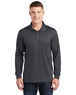 Sport-Tek® ST657 Men Long-Sleeve Micro Pique Sportwick Polo at GotApparel
